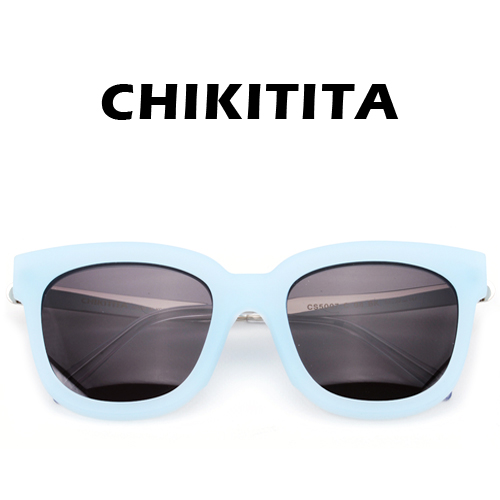 치키티타선글라스 CS5007 4 BK  오버사이즈 앱센트 뿔테 블루