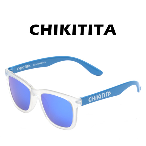치키티타선글라스 CS6001 04 스포츠 가벼운 TR뿔테 반투명 블루 (블루미러)